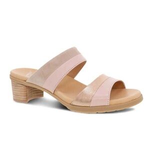 Dansko Theresa Leather
Suede Sandals Women's Size‎ 38 New Blush Pink Rose Gold